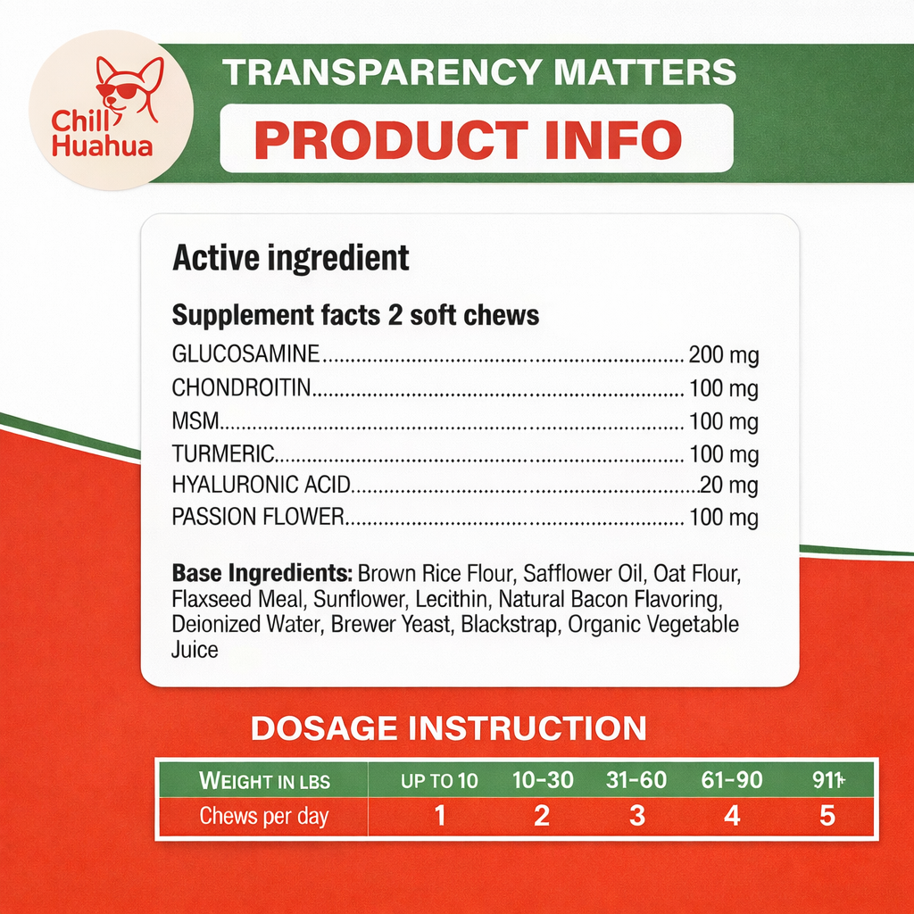 ChillHuaHua Hip & Joint Mobility Chews™